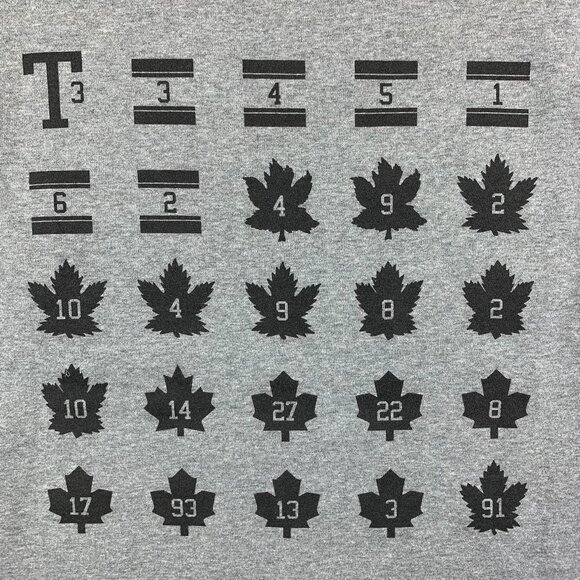 Mitchell & Ness Toronto Maple Leafs Mens Sweater Medium Gray Crewneck Captains C - Picture 11 of 11